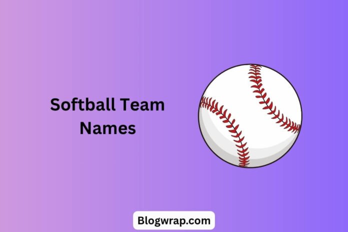 Softball Team Names
