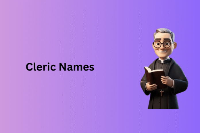 Cleric Names